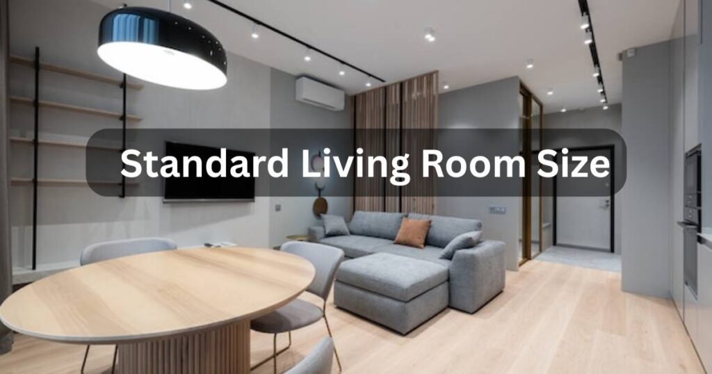 standard living room size