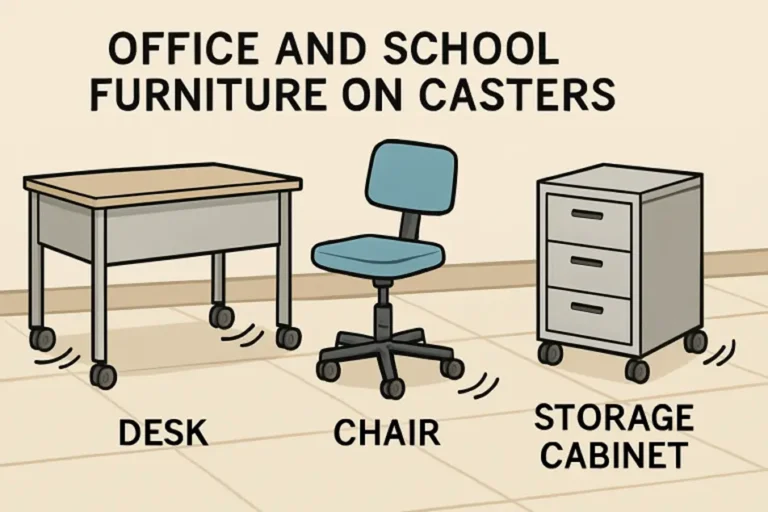Safe and Smart Uses for Casters in Schools and Workspaces