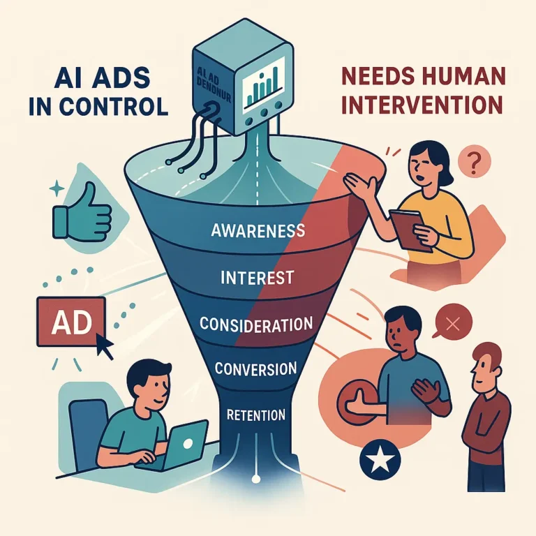 When to Let AI Ads Handle Your Entire Funnel (And When Not To)