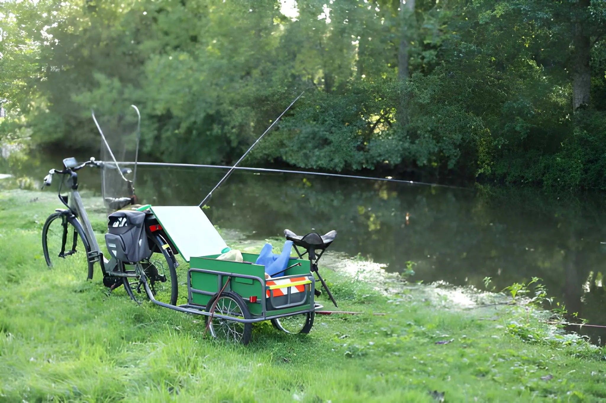 Angler’s Dream Gear Setup With A 4-In-1 Electric Fishing Wagon