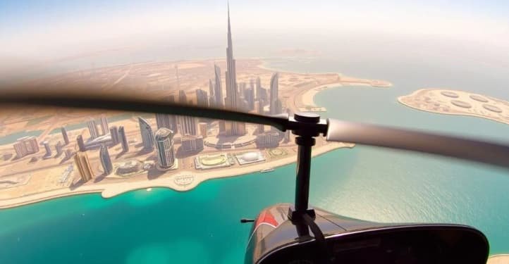 Dubai Helicopter Tour Explore Iconic Landmarks with a Thrilling Aerial Adventure