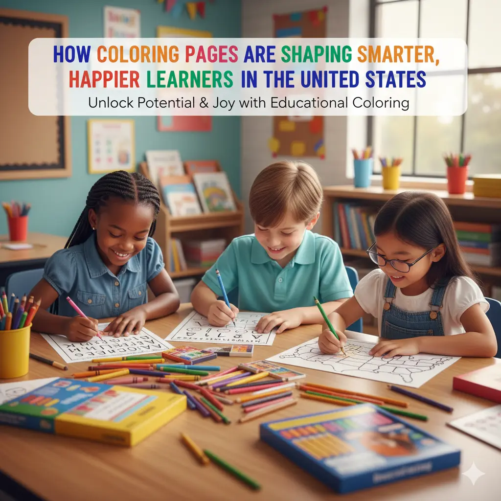 How Coloring Pages Are Shaping Smarter, Happier Learners in the United States