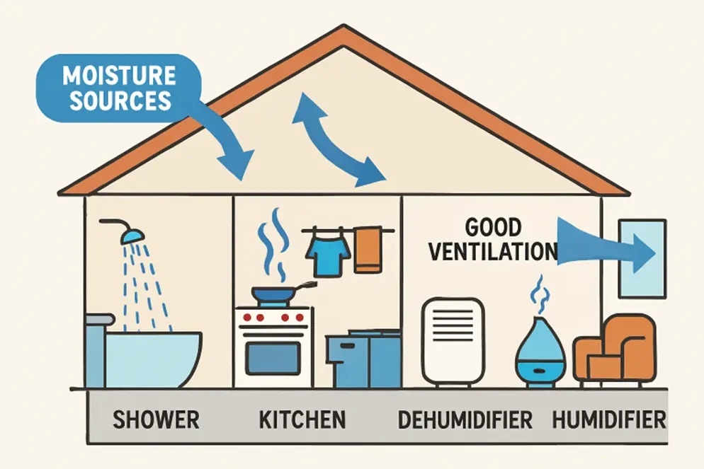 How Moisture Affects Indoor Air Quality and Health
