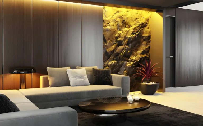 Illuminating Your Living Space with Backlit Stone and Bespoke Décor Accents