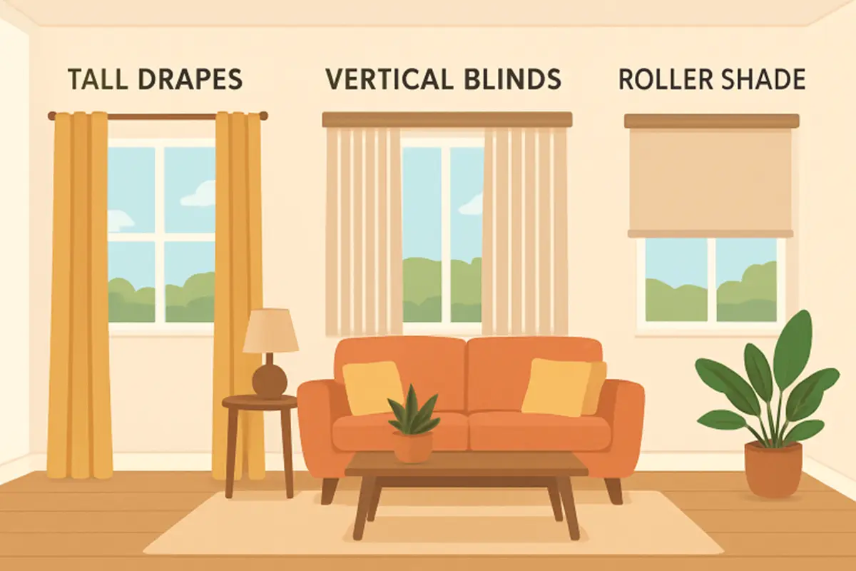 How to Select the Perfect Window Coverings for Large Windows