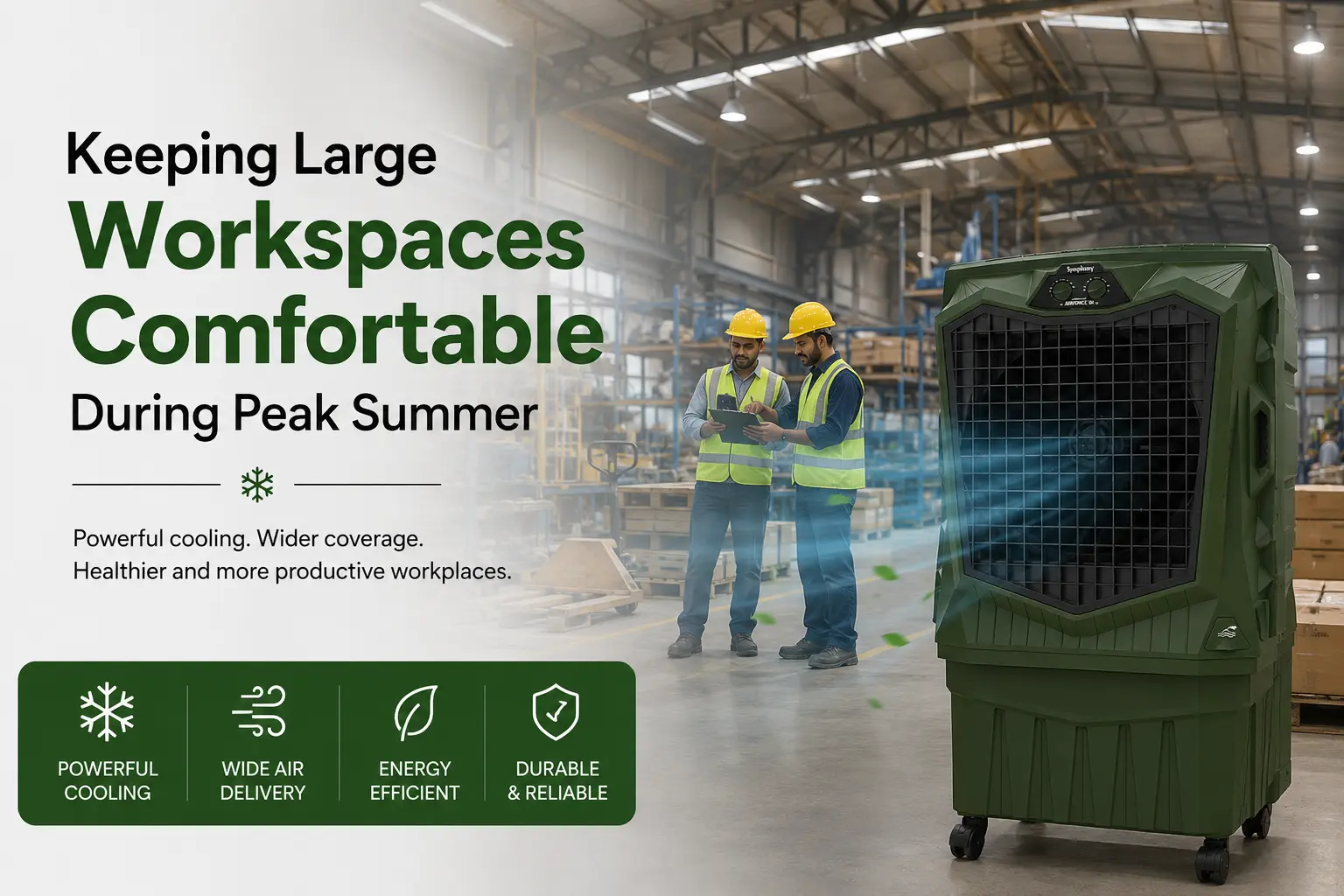 Keeping Large Workspaces Comfortable During Peak Summer